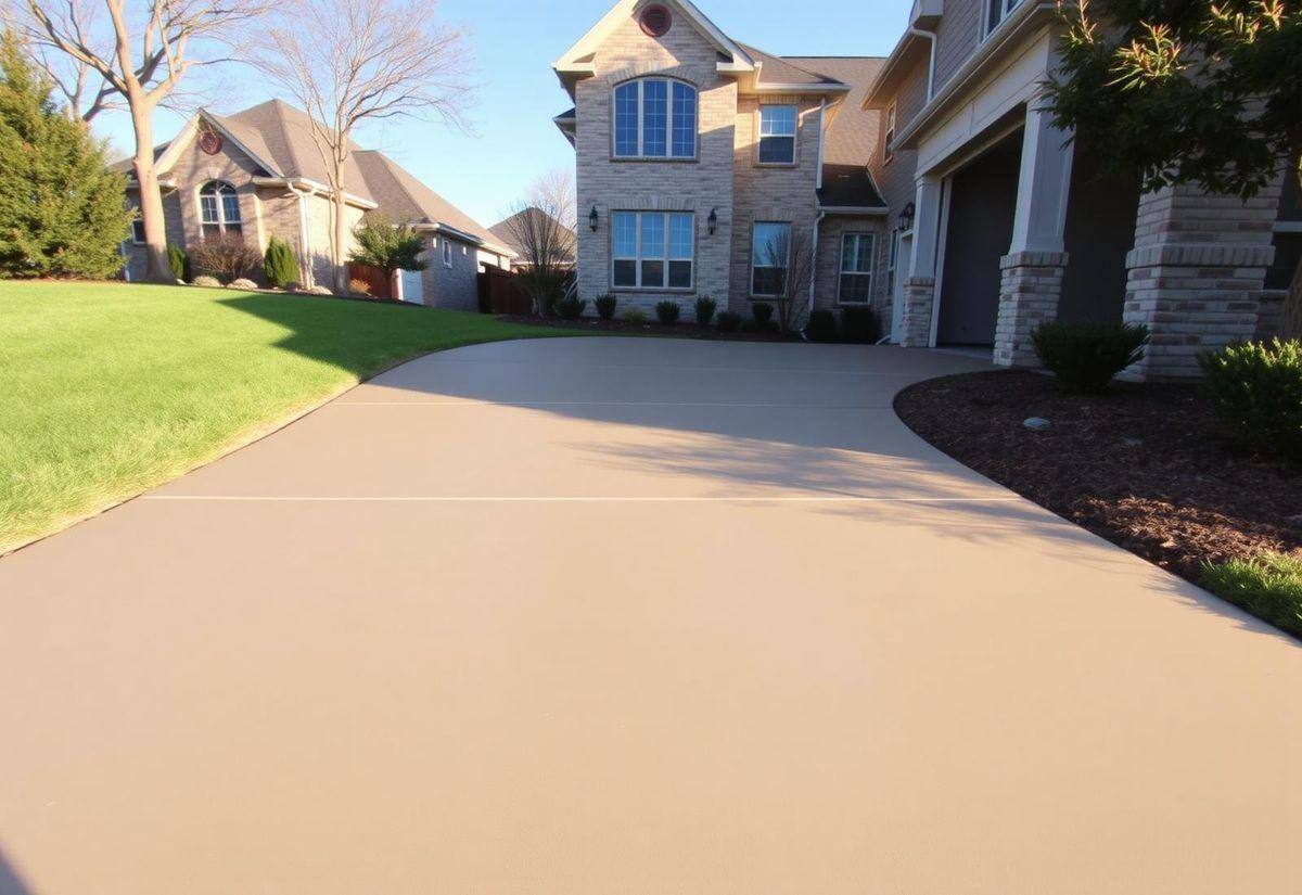 Residential concrete driveway and patio work in Waco, Texas